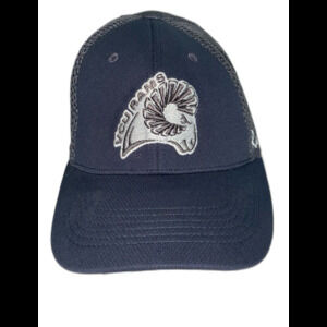 Top of the World Cap Hat Unisex One Fit Gray VCU Rams Embroidered Logo Fitted